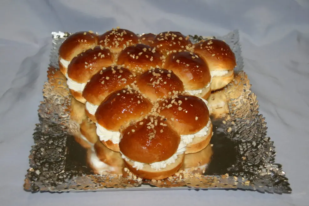 Racimo de uvas de nata